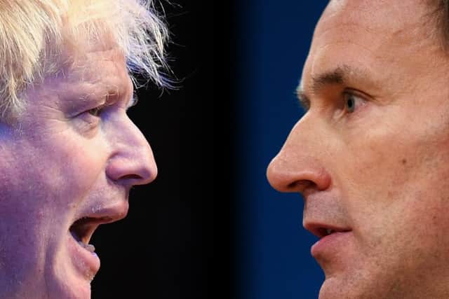 Boris Johnson and Jeremy Hunt are competing for the Tory leadership.