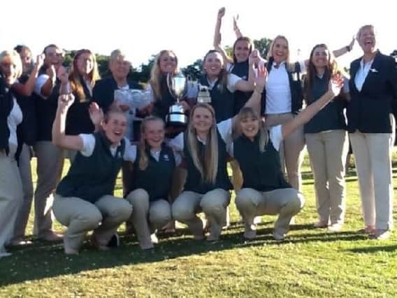 Yorkshire Ladies pictured after their victory in the 2018 Northern Counties Match Week at Huddersfield (Picture: Yorkshire Ladies County Golf Association).
