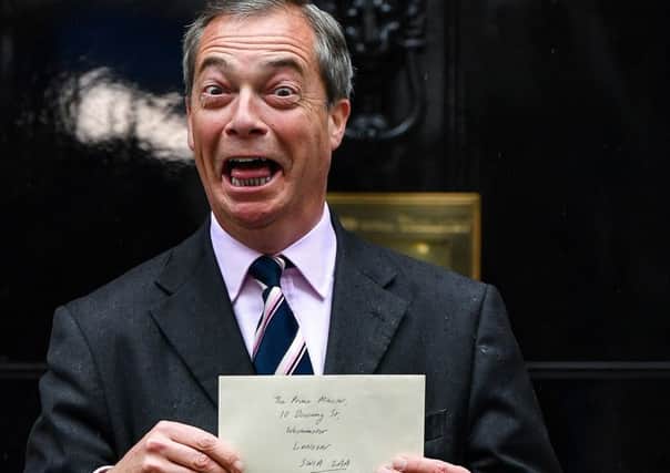 Are readers right to be fearful of Nigel Farage and his Brexit Party?