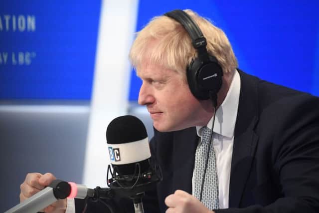 Boris Johnson undertook a radio interview with LBC yesterday in a bid to get his leadership campaign back on track.