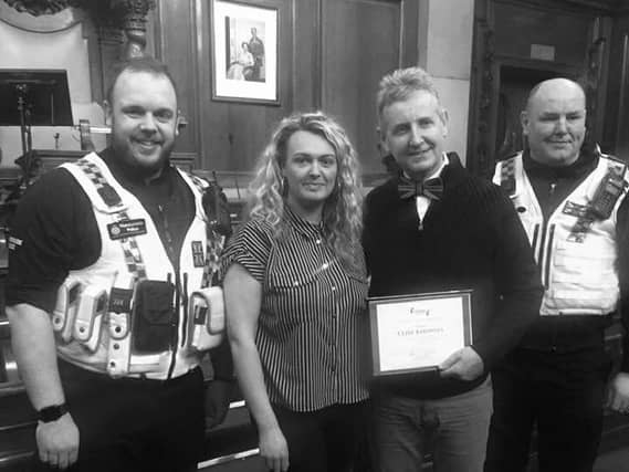 Kayleigh Pepper, pictured second from the left, launched the #NoMoreKnives project to educate young people on the dangers of carrying knives.