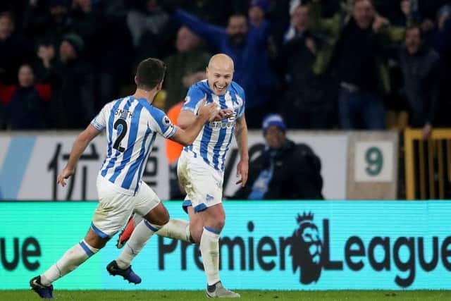 Huddersfield Town's Aaron Mooy (right). Picture: Nick Potts/PA