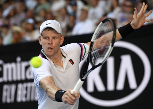 Britain's Kyle Edmund. Picture: AP/Andy Brownbill