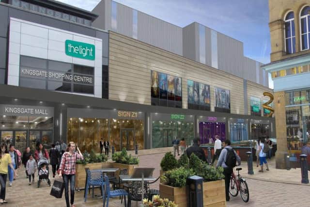An artist's impression of how the transformation will take shape in Huddersfield