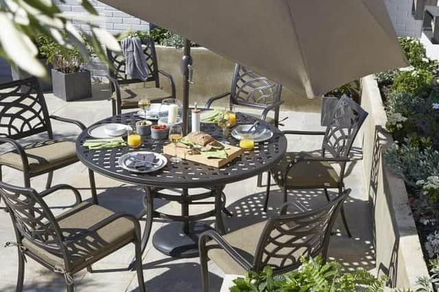 B&Q sells outdoor furniture and DIY tools