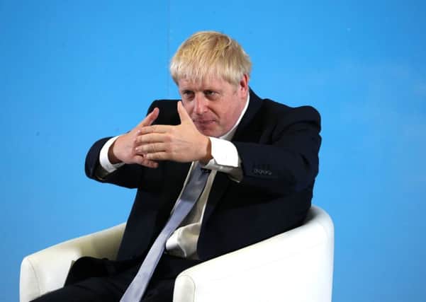 Boris Johnson gave his strongest backing yet for Northern Powerhouse Rail at Tory hustings in Exeter.