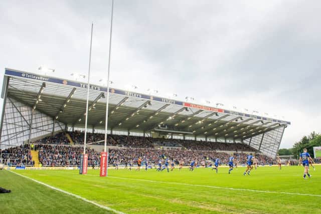 Headingley hope: Super League strugglers Leeds Rhinos need to start winning tomorrow against visitors Catalans Dragons but can be heartened by the fact that of their remaining 10 games this season, seven will come in front of their home fans and the new South Stand. (Picture: Allan McKenzie/SWpix.com)