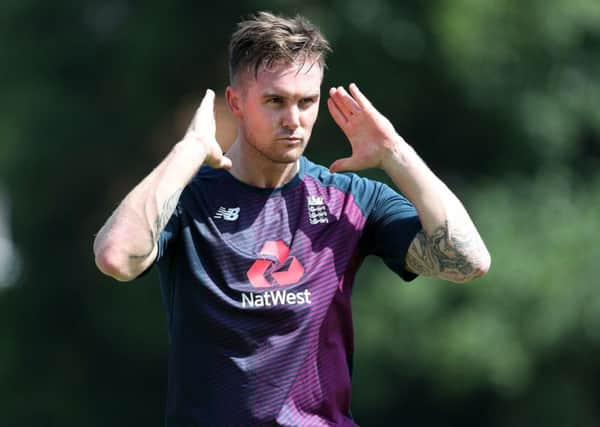 Welcome back - England's Jason Roy to the opening batsman slot (Picture: PA)