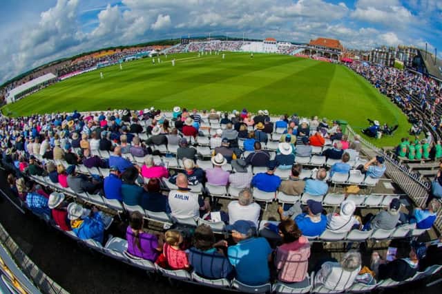 Cricketing fans enjoying the first day of the Scarborough festival  (Picture: James Hardisty)