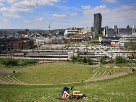 Sheffield City Centre. Picture: Chris Etchells.