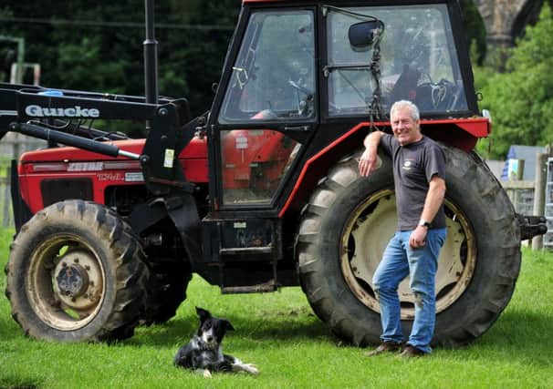 Farmer James will retire after 25 years at St Leonards Farm, Esholt
.
Picture Gerard Binks