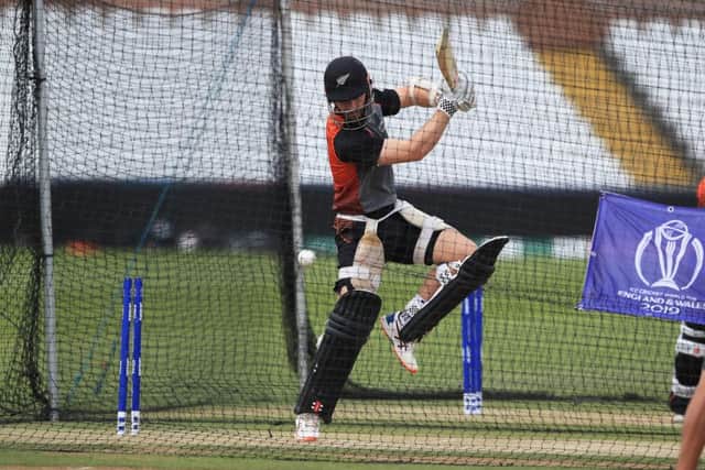 QUESTION MARKS: New Zealand captain Kane Williamson during the nets session at Riverside Durham. Picture: Owen Humphreys/PA