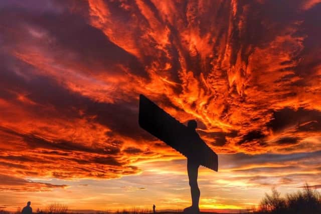This image of the Angel of the North has become the symbol of the Power Up The North campaign.
