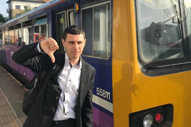 Alex Sobel MP gives Northern Pacer trains the thumbs down.