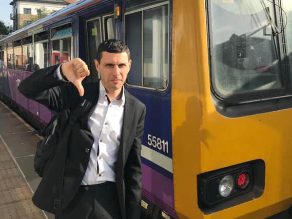 Alex Sobel MP gives Northern Pacer trains the thumbs down.