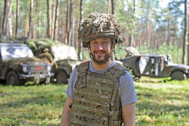Chris Burn joined 3 Rifles as they took part in a NATO exercise in Lithuania last month.