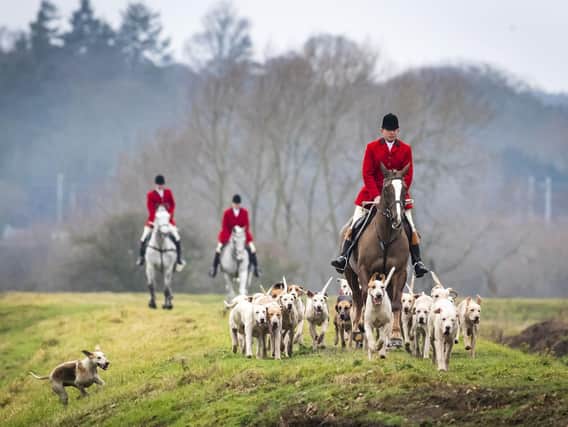 Fox hunting was banned in England and Wales following the introduction of the Hunting Act 2004. Picture by Danny Lawson/PA Wire.