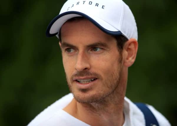 Sir Andy Murray has returned to doubles action at Wimbledon.