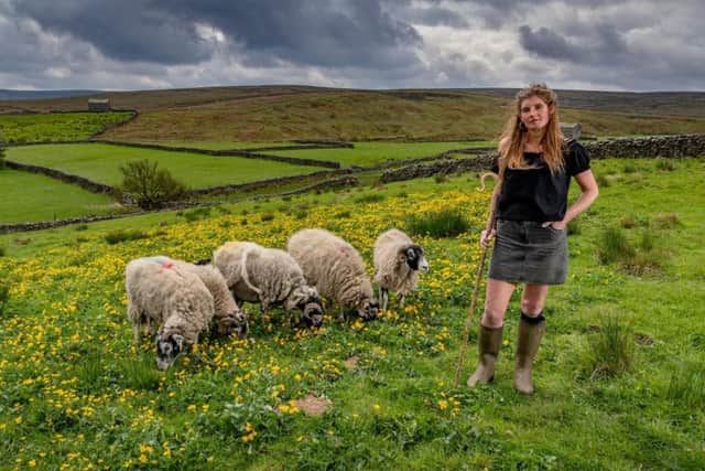 Amanda Owen, The Yorkshire Shepherdess, of Ravenseat Farm, Richmond. Picture by James Hardisty.