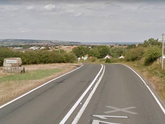 Fatal crash took place south of the village of Hawsker, on Sunday morning.