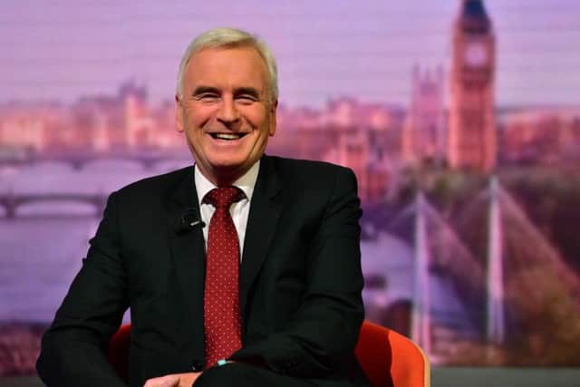 Shadow Chancellor John McDonnell wants to relocate large parts of the Treasury to the North.