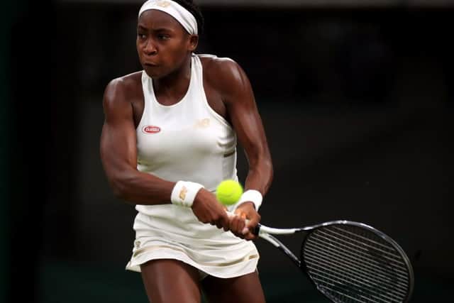 American teen sensation Coco Gauff, 15, has been one of the stars of Wimbledon this year.