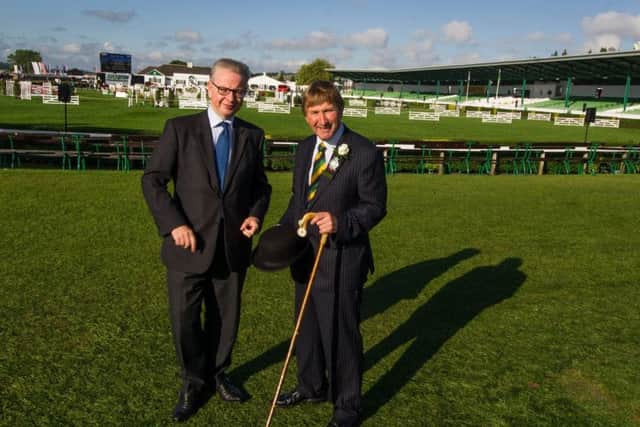 Michael Gove visited the Great Yorkshire Show in 2017 shortly after his appointment as Environment Secretary.
