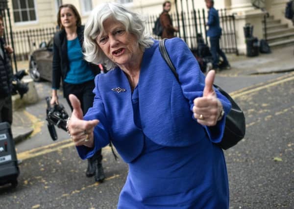 brexit Party MEP Ann Widdecombe caused offence when she compared the EU to slave owners.