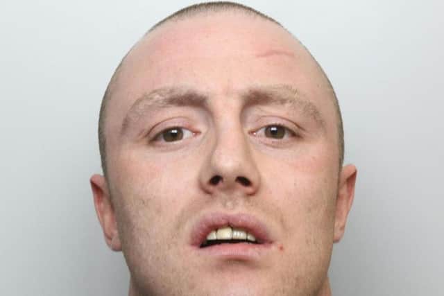 Drug dealer Nicholas Adair launched a vicious and prolonged attack on a man who intervened in an argument.