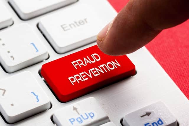 Stock image for fraud or scam prevention