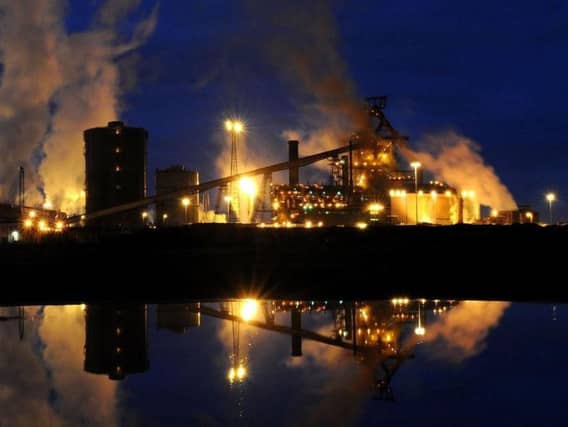 The Redcar steelworks site, which closed in 2015.