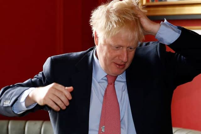 Boris Johnson - visiting a London pub yesterday - has promised to order a review into HS2 if, as expected, he becomes Prime Minister later this month.
