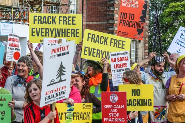 Protests continue in Ryedale against fracking.