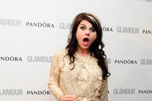 Caitlin Moran with the award for Best Writer at the 2012 Glamour Women of the Year Awards in London. Photo: Ian West/PA Wire