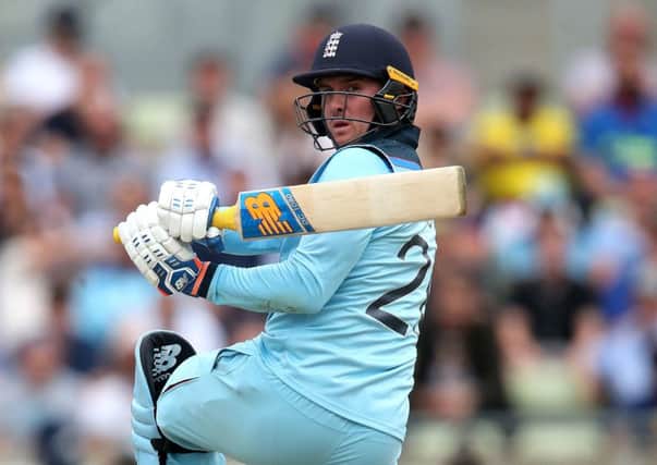 England's Jason Roy smacked three sixes in a row as Australia were hammered (PIcture: PA)