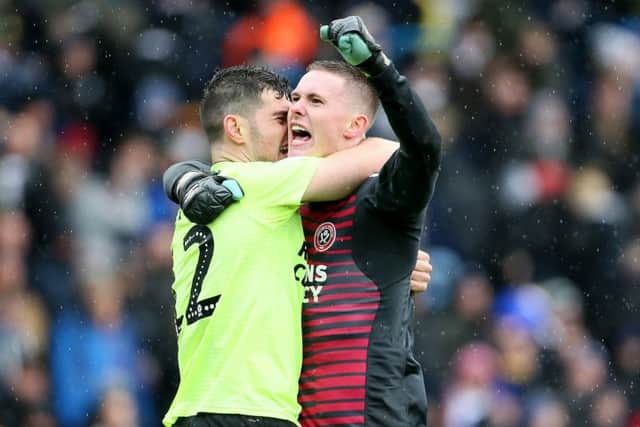 Goalkeeper Dean Henderson (right), is expected to return to Bramall Lane for their Premier League campaign. Picture: Richard Sellers/PA
