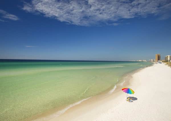 Holidays: A sunshine beach in Florida, USA