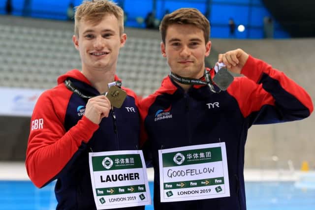 Jack Laugher with new synchro partner Daniel Goodfellow.