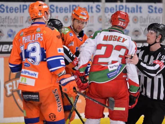 Aaron Johnson is one of a six-strong defensive unit at Sheffield Steelers that head coach Aaron Fox can match up with any other in the league. Picture: Dean Woolley.