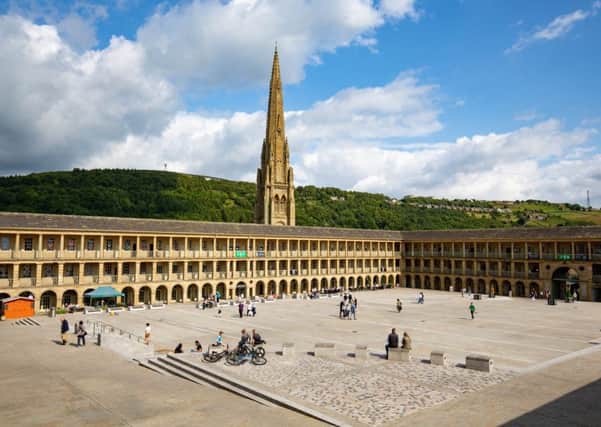 What more can be done to promote downs like Halifax where the Piece Hall has been restored?
