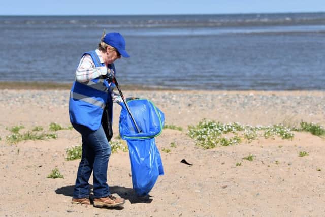 A litter pick takes place on a beach but, according to Andrew Vine, it should not be necessary.