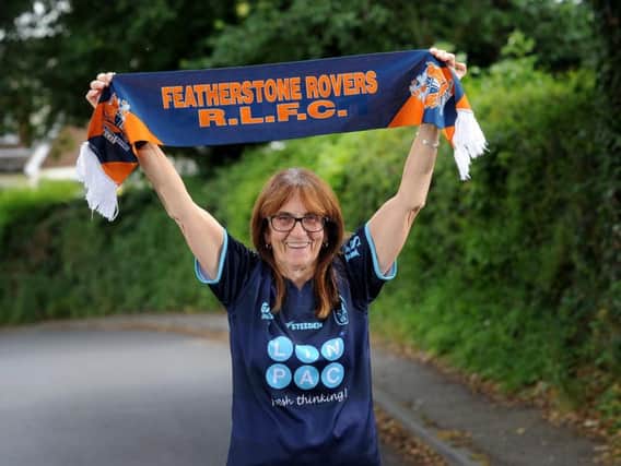 Barbara Wilford has been actively involved in Featherstone Rovers for many years.
