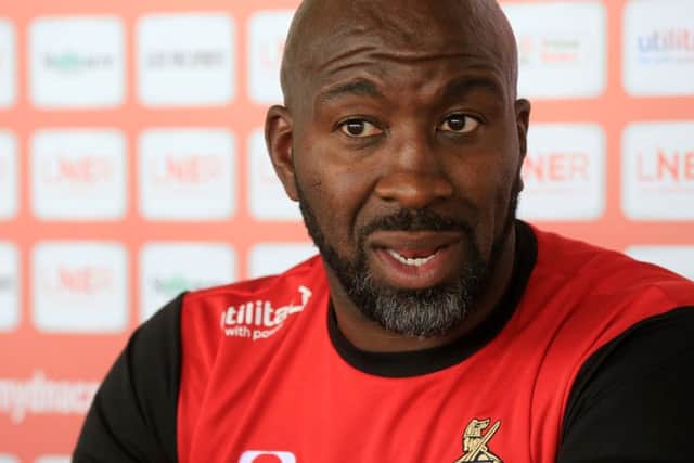 Doncaster Rovers manager Darren Moore. Picture: Chris Etchells