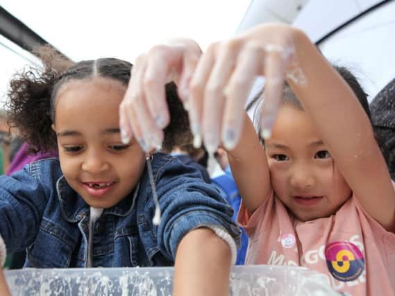 Making slime is one of the chemistry-focused activities taking place this weekend at Bradford Science Festival. Photo: Jason Lock / Science and Industry Museum