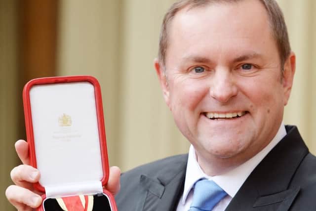 Sir Gary Verity was knighted in June 2015 for services to tourism.