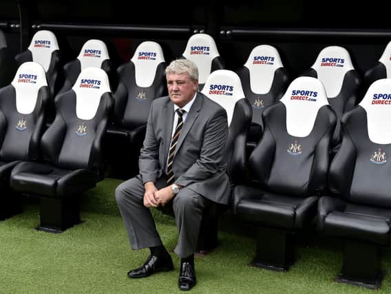 Newcastle United head coach Steve Bruce, pictured at St James' Park.