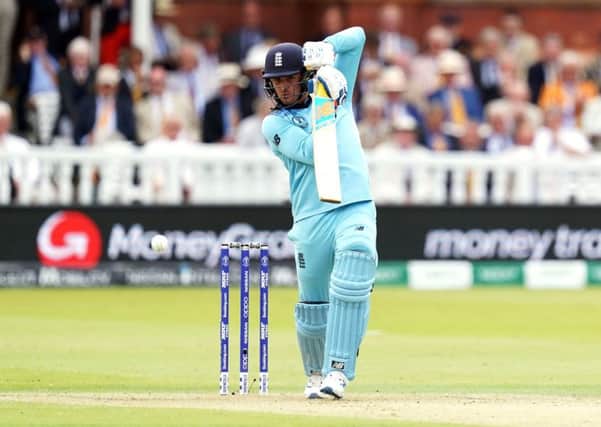 England's Jason Roy during the ICC World Cup Final at Lord's. Picture: John Walton/PA