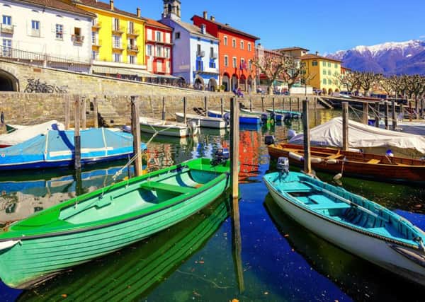 Ascona on the Swiss shores of Lake Maggiore. (PA).