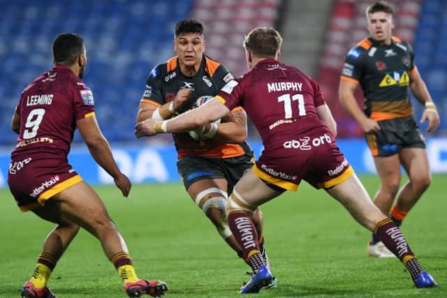 Mitch Clark in action for Castleford Tigers this season.