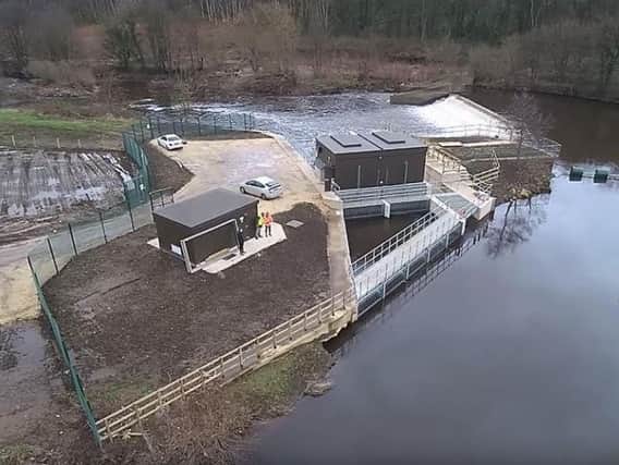 Thrybergh hydro, a twin screw 260kW hydro project located on the River Don